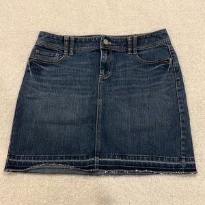 WHBM Denim skirt size 6